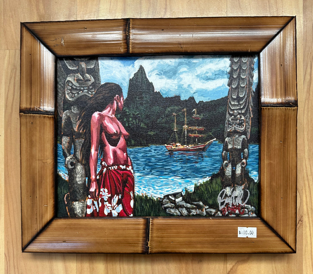 Forbidden Island Framed Canvas Art Print – BigToe Art