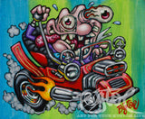Mister Toad Fink Original Acrylic Painting