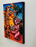 Pagan Ritual Artist Remarque Archival CANVAS Art Print - Sold