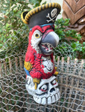 Scarlet Macaw Pegleg Parrott Parrot Tiki Mug