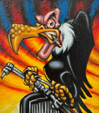 Scavenger Original Acrylic Painting