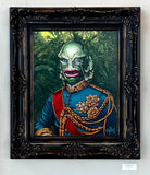 SOLD - Commodore Creach Original Acrylic Painting in Custom Frame