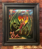 One Million Years BC Original Acrylic Painting