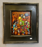 Parrots of the Caribbean Small Framed CANVAS Art Print