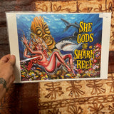 SheGods of Shark Reef Archival PAPER Art Print - Select Size