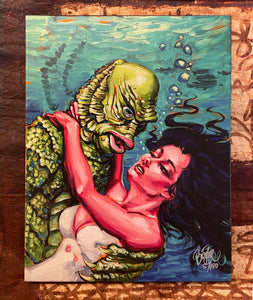The Shape of Water CANVAS Art Print - Select Size