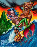 One 2 Go Archival PAPER Art Print - Select Size