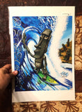 Moai Shack Archival PAPER Art Print - Select Size