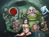SOLD-Jabba Junta Original Acrylic Painting