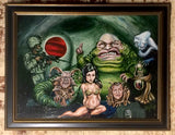 SOLD-Jabba Junta Original Acrylic Painting