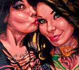 Wife Life Original Acrylic Painting