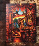 Howie's Tiki Lani Archvial CANVAS Art Print - Select Size