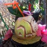 Sucking The Monkey Tiki Mug - Green Glaze - sold out