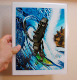 Moai Shack Archival PAPER Art Print - Select Size
