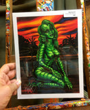 Black Lagoon Lolita Archival PAPER Art Print - Select Size