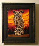 SOLD - Molech Original Acrylic Painting