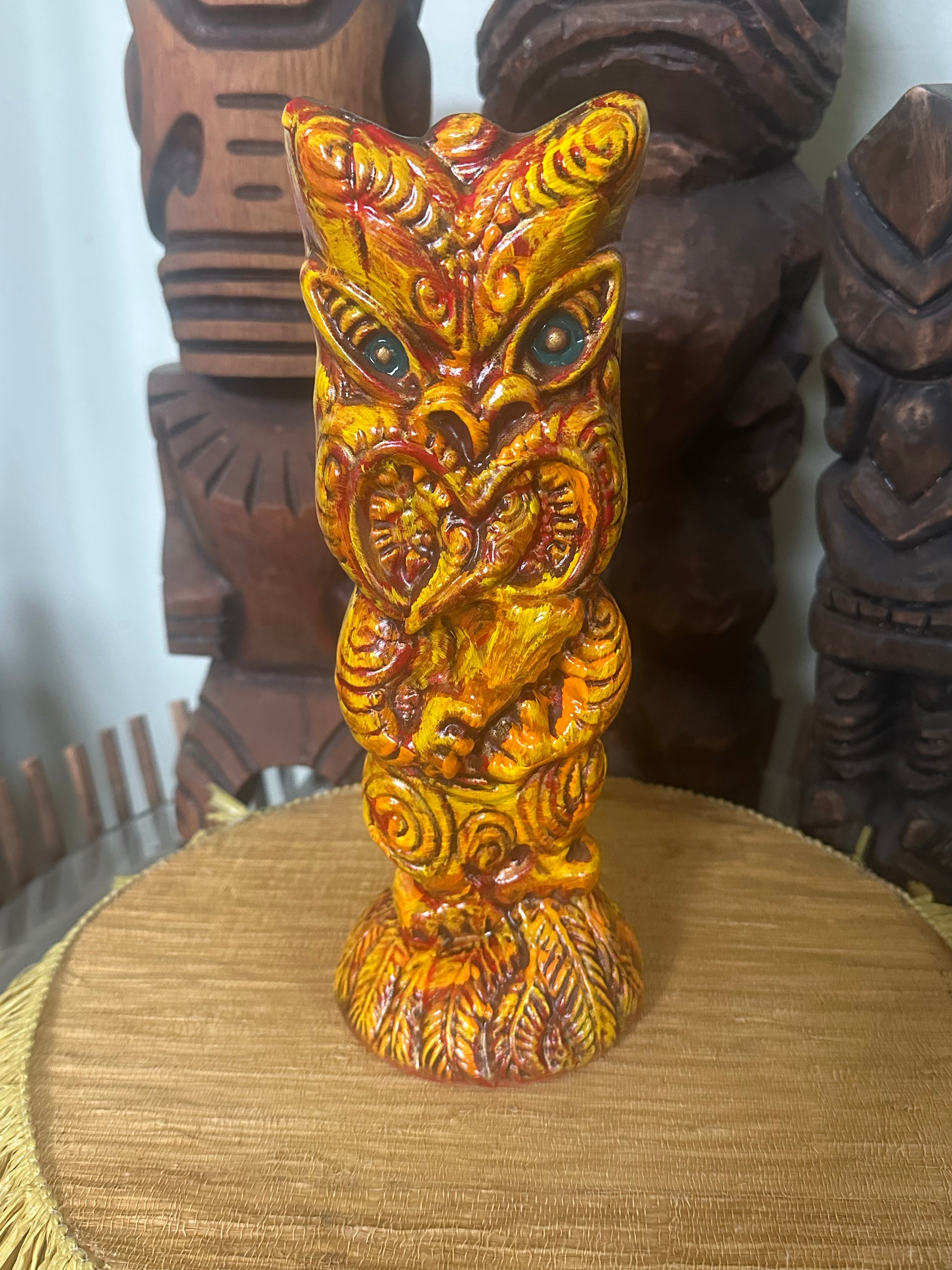 Surfin Monkey Tiki Mug- Brown - Sold Out – BigToe Art