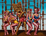 Blue Hawaii Archival PAPER Art Print - Select Size