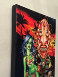 Bone Dagger Archival CANVAS Art Print - Select Size