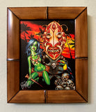 Bone Dagger FRAMED CANVAS Art Print