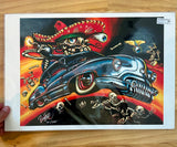 Custom Calavera Archival PAPER Art Print - Select Size