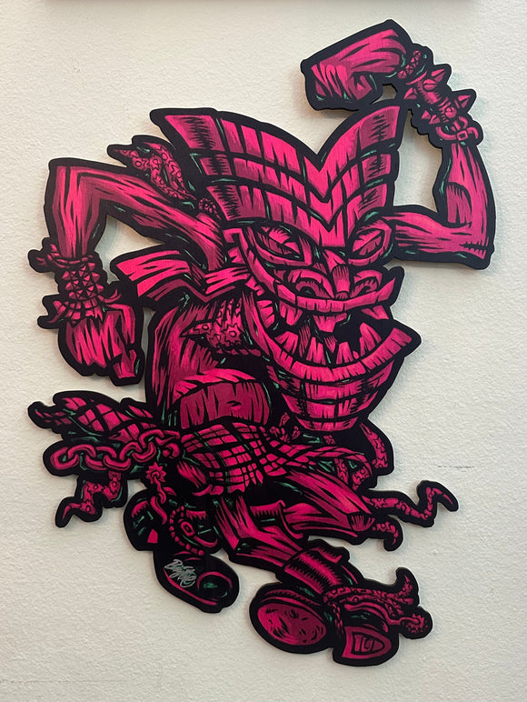 Subcultural Appropriation Cutout Wood Print