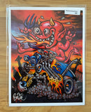 Hot Stuff Hotrod PAPER Art Print - Select Size