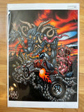Krampusnacht Archival PAPER Art Print - Select Size