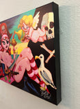 Its A Pirate World Archvial CANVAS Art Print - Select Size