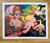 Its a Pirate World Archival PAPER Art Print - Select Size
