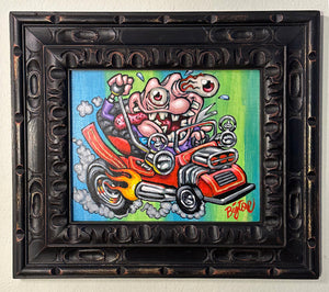 Mister Toad Fink Original Acrylic Painting