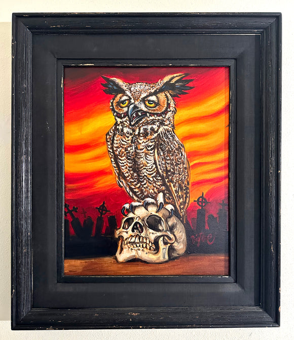 Molech Original Acrylic Painting