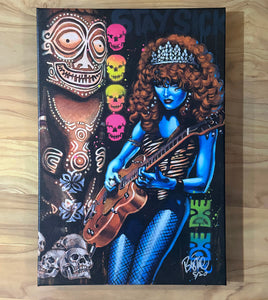 Poison Paradise Archvial CANVAS Art Print - Select Size