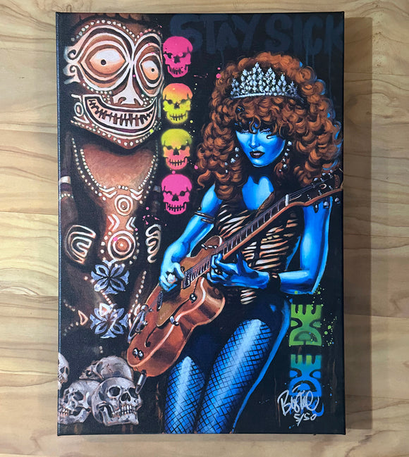 Poison Paradise Archvial CANVAS Art Print - Select Size