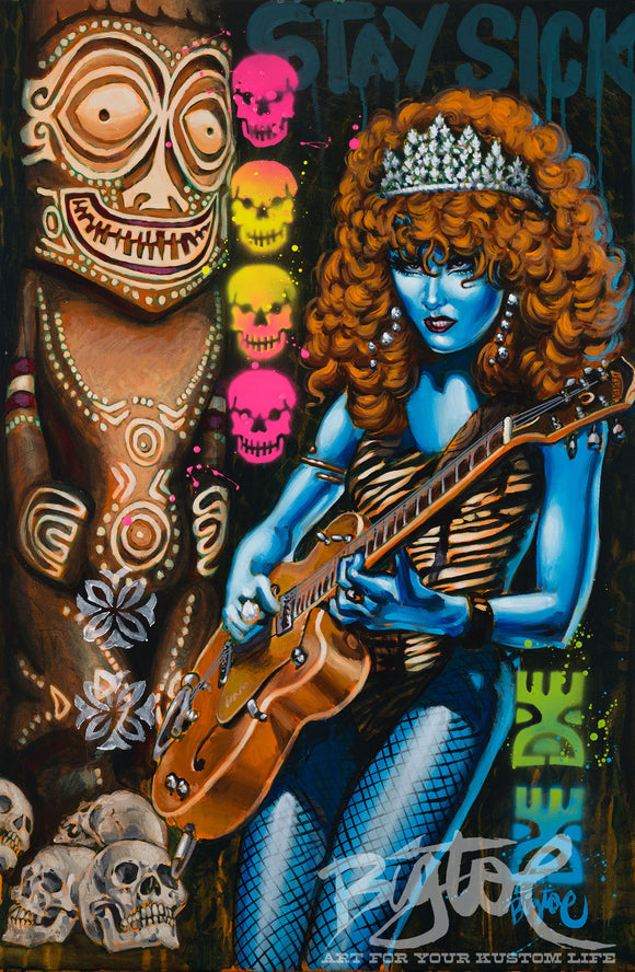 Poison Paradise Archvial PAPER Art Print - Select Size