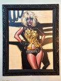Rapture Original Acrylic Painting in Custom wood Frame