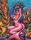 SOLD-Seamonkey Siren Original Acrylic Painting