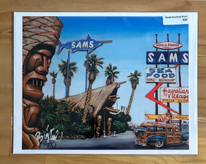 Sixites Sam's Archival PAPER Art Print - Select Size