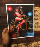 Slaphappy Siren Archival PAPER Art Print - Select Size (Copy)