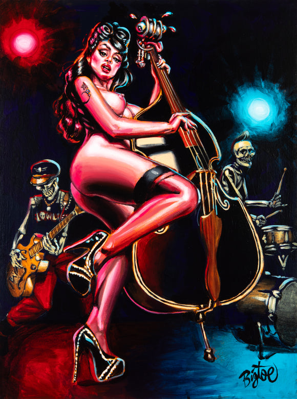 Graveyard Girlfriend Archival PAPER Art Print - Select Size