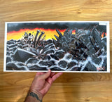 Steamboat Cthulhu Archival PAPER Art Print - Select Size