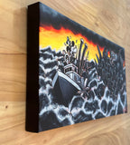 Steamboat Cthulhu Archival CANVAS Art Print - Select Size