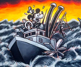 Steamboat Cthulhu Archival PAPER Art Print - Select Size