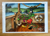 Steamboat Finky Archival PAPER Art Print - Select Size