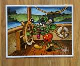 Steamboat Finky Archival PAPER Art Print - Select Size