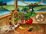Steamboat Finky Archival PAPER Art Print - Select Size