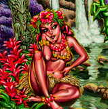 The Oracle of Hilo Original Acrylic Painting