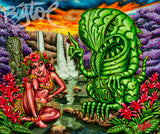 The Oracle of Hilo Original Acrylic Painting