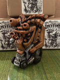 Tiki Fink Deluxe tiki mug: Gray with Black Tires