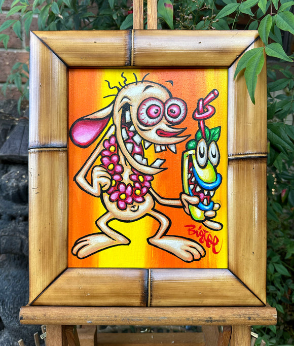 Tiki Ren Original Acrylic Painting